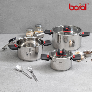 보랄 접이식 스텐 냄비세트 6P BR-FH06P