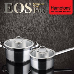 독일햄튼 EOS인덕션 3중바닥 냄비2종세트(4P)(HEOS-16S18P)