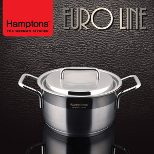 독일햄튼 유로라인 인덕션 3중바닥냄비(HEL-20P)