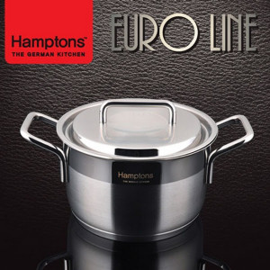 독일햄튼 유로라인 인덕션 3중바닥냄비(HEL-22P)
