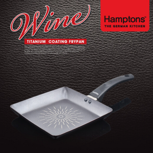 독일햄튼 와인 티타늄 인덕션 사각팬22CM(HTW-22S)