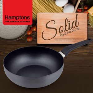 독일햄튼 솔리드 하드아노다이징 궁중팬28CM(HTF-SHA-28W)