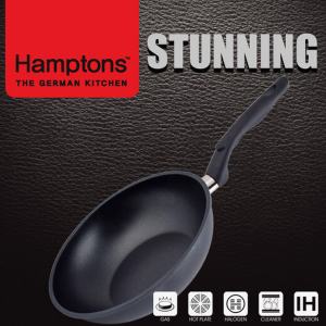 독일햄튼 스터닝 다이캐스팅 인덕션 블랙 궁중팬28CM(HTSF-28W)