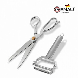 제너 스텐 다용도 채칼&가위 세트