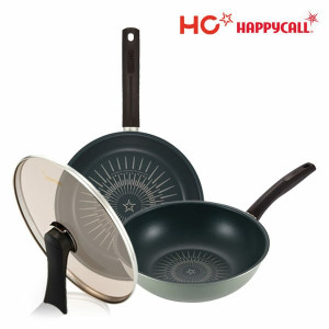 HC해피콜 버던트 티타늄 IH 프라이팬 3종A (28후,28궁,28유리)