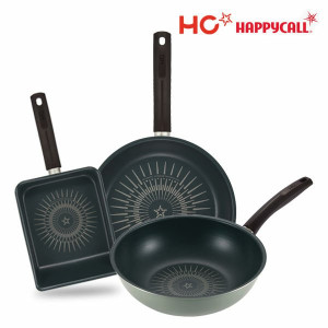 HC해피콜 버던트 티타늄 IH 프라이팬 3종D (계란말이팬,28후,28궁)