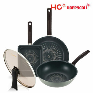 HC해피콜 버던트 티타늄 IH 프라이팬 4종B (계란말이팬,28후,28궁,28유리)