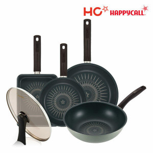 HC해피콜 버던트 티타늄 IH 프라이팬 5종A (20후,계란말이팬,28후,28궁,28유리)