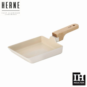 네오플램 헤르네 IH 사각 계란말이팬 15cm / 크림베이지