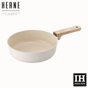 네오플램 헤르네 IH 웍(궁중팬) 24cm / 크림베이지