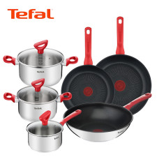 테팔 에디션 레드 인덕션 프라이팬 24cm+28cm+궁중28+편수16+양수18+곰솥22cm