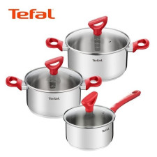 테팔 에디션 레드 인덕션냄비 편수16cm+양수18cm+양수20cm