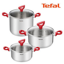 테팔 에디션 레드 인덕션냄비 양수20cm+양수24cm+곰솥22cm